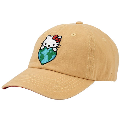 Hello Kitty Adult Unisex Embroidered Canvas Cotton Twill Hat