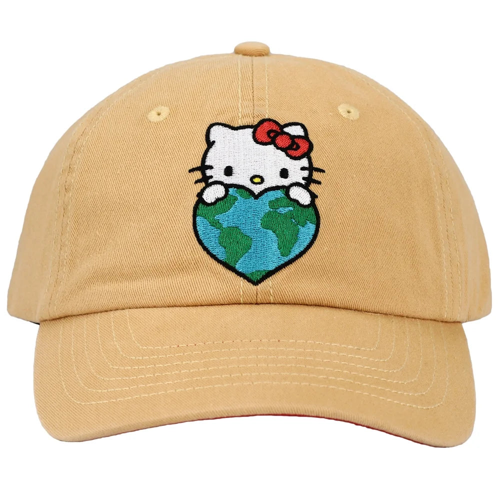 Hello Kitty Adult Unisex Embroidered Canvas Cotton Twill Hat