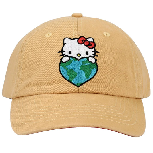 Hello Kitty Adult Unisex Embroidered Canvas Cotton Twill Hat