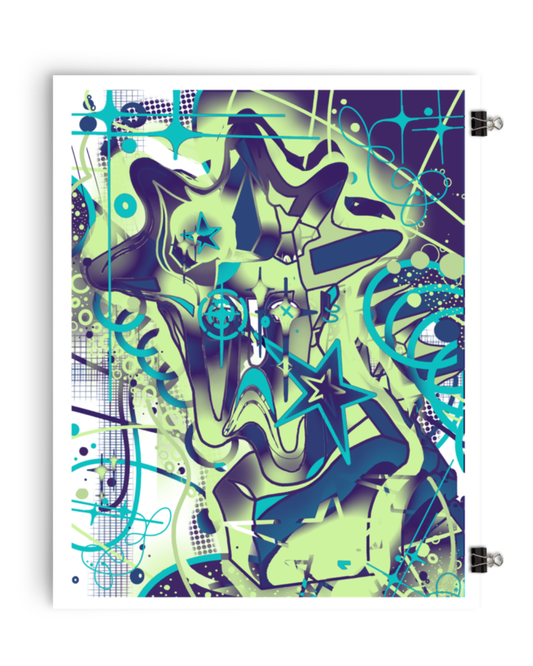 “ The Green Fallen Emperor “ Fine Art Print