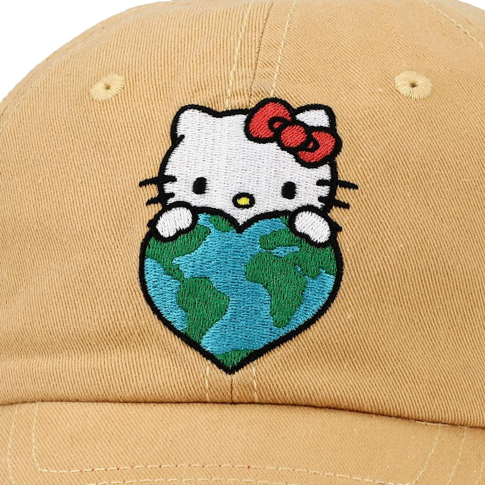 Hello Kitty Adult Unisex Embroidered Canvas Cotton Twill Hat